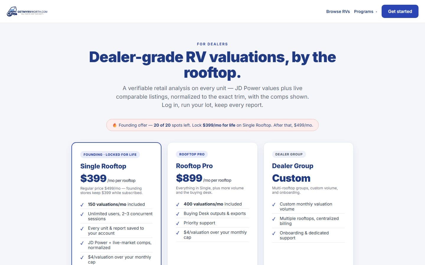 Get My RV Worth detail