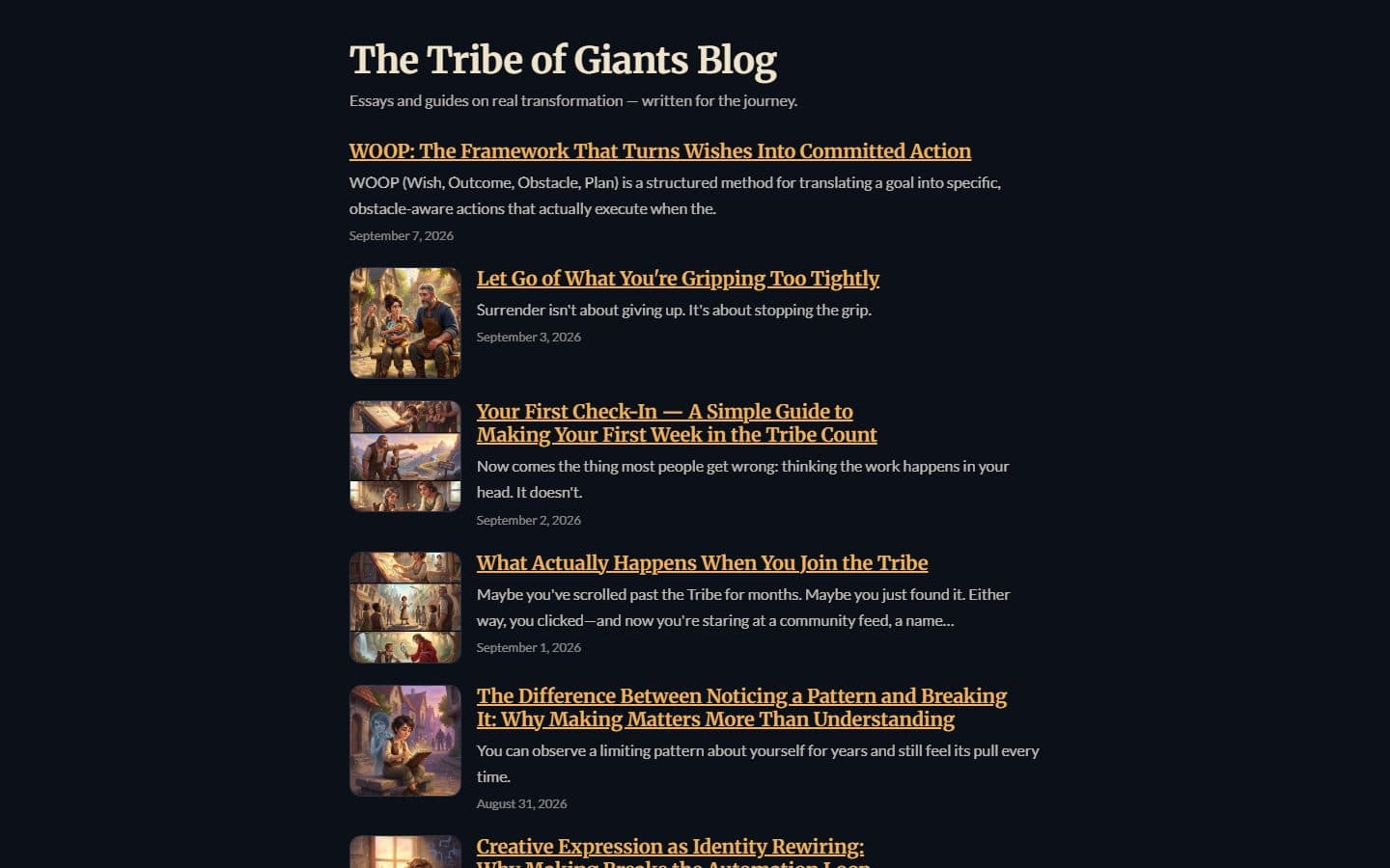The Tribe of Giants detail